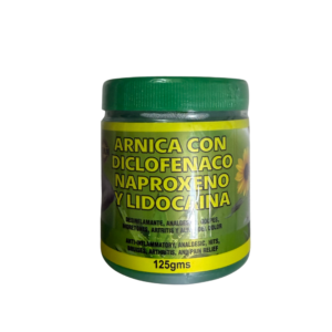 ARNICA CON DICLOFENACO,NAPROXENO Y LIDOCAINA